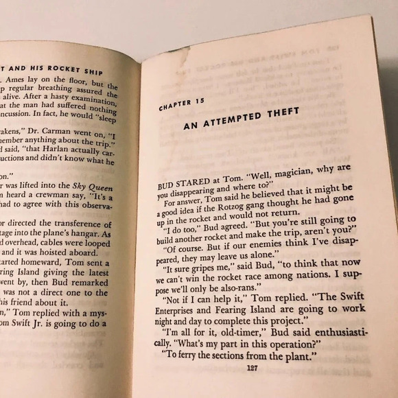 Vtg 1954 Tom Swift and His Rocket Ship by Victor Appleton - Picture 12 of 16